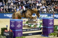 Steve Guerdat (SUI) riding Victorio des Frotards winners of the Longines FEI Jumping World Cup™ 2020, Basel (SUI)