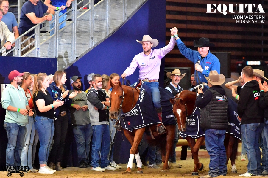 2022 $153,234-Added NRHA European Open Derby: Fonck and Ludwig Share the Championship