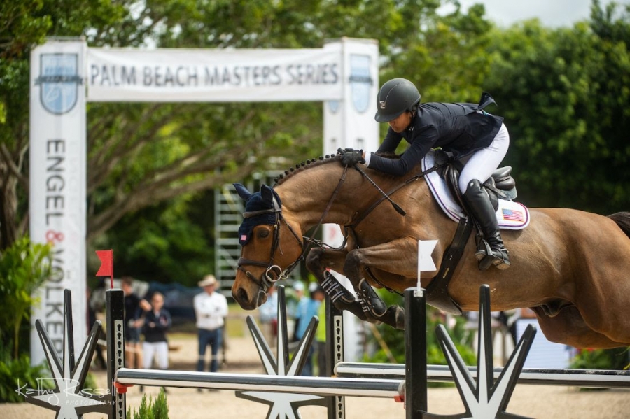 Anchor rider Mimi Gochman’s (USA) double-clear performance aboard Street Hassle BH clinched the win for Team Star Spangled in the CSI Junior Team Competition