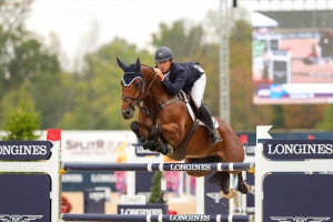 Alex Granato (USA) riding Carlchen W at the Longines FEI Jumping World Cup™ 2019-2020 North American League | Columbus - Johnstown, OH (USA)