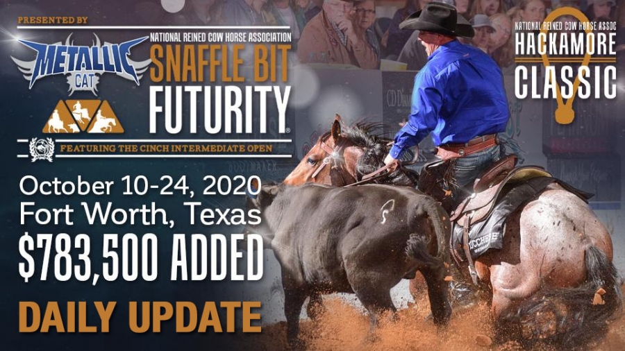 National Reined Cow Horse Association Snaffle Bit Futurity ®, Presented by Metallic Cat, Daily Update