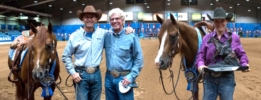 National Reining Breeders Classic (NRBC): Fappani and Lengel Tie for Win of Hollywoodstinseltown Open Futurity