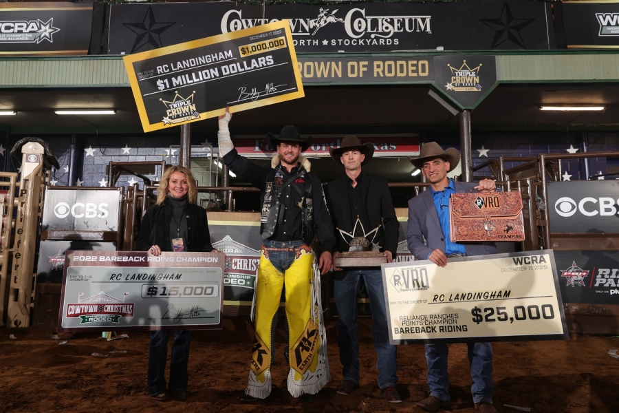 RC Landingham Becomes the First Victor of the Triple Crown of Rodeo To Become an Overnight Millionaire